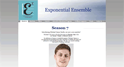 Desktop Screenshot of exponentialensemble.com